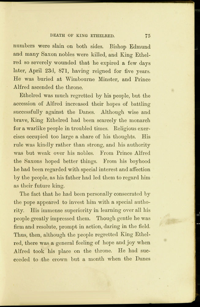 Scan 0083 of The dragon and the raven, or, The days of King Alfred