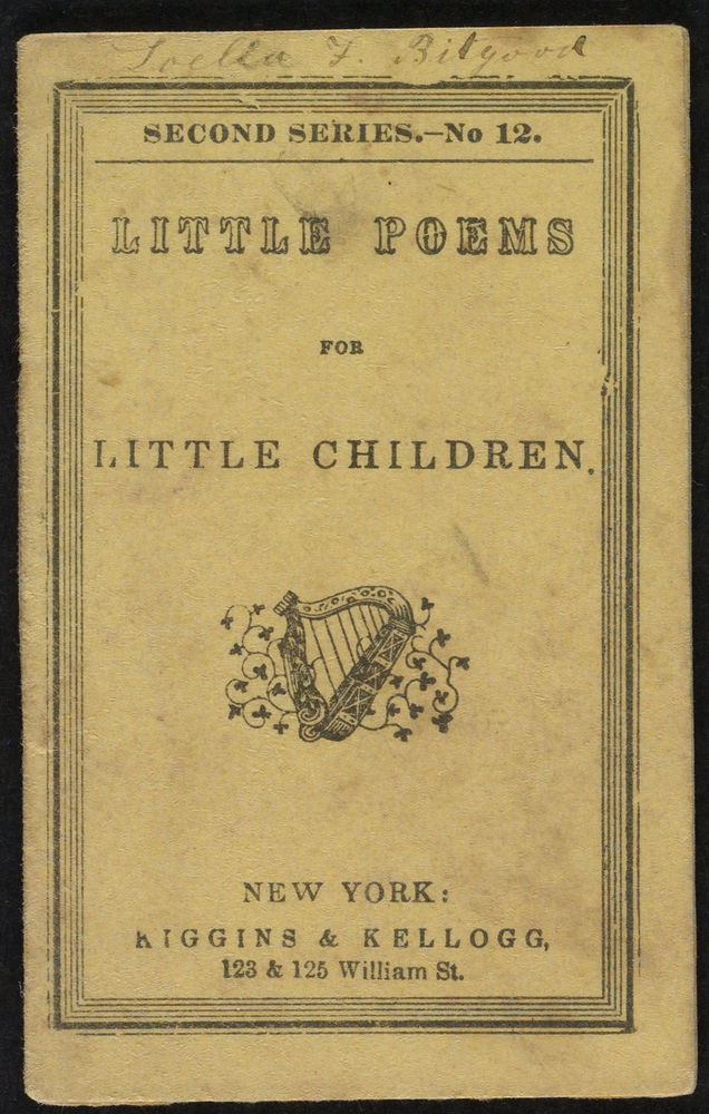 Scan 0001 of Little poems for little children