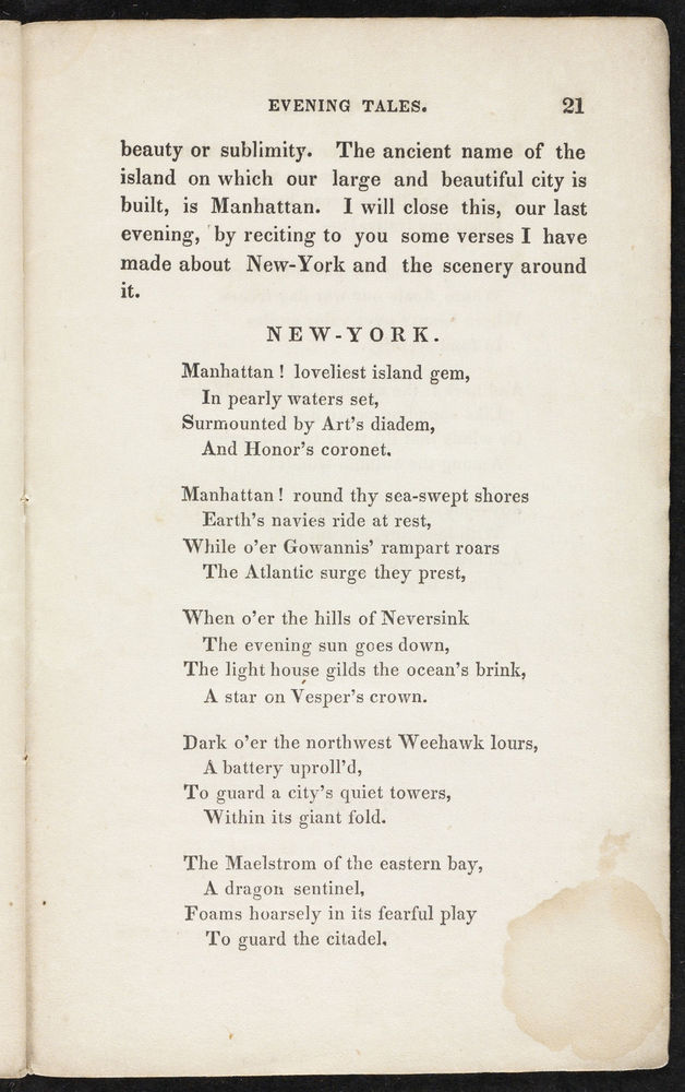 Scan 0021 of New York evening tales, or, Uncle John