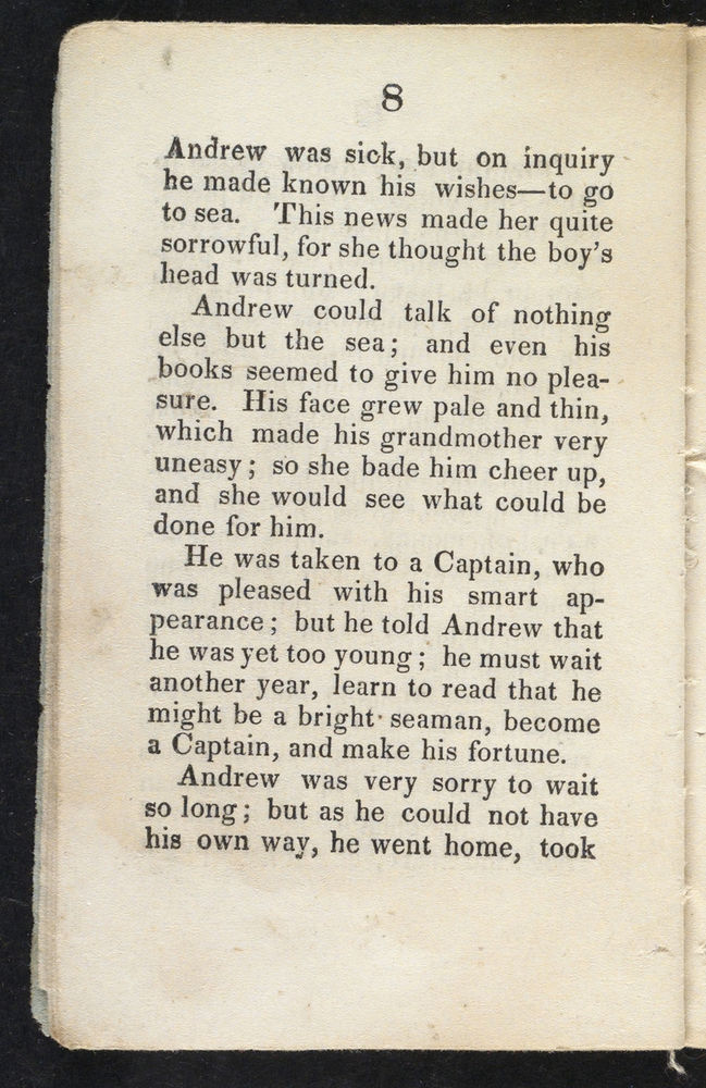 Scan 0010 of The sailor boy, or, The first and last voyage of little Andrew