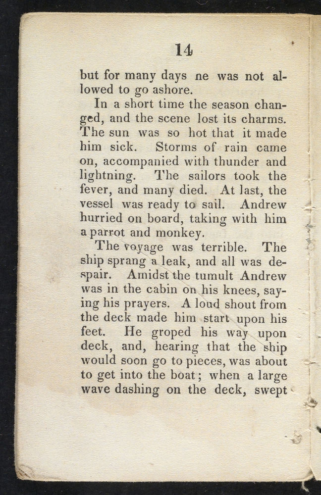 Scan 0016 of The sailor boy, or, The first and last voyage of little Andrew
