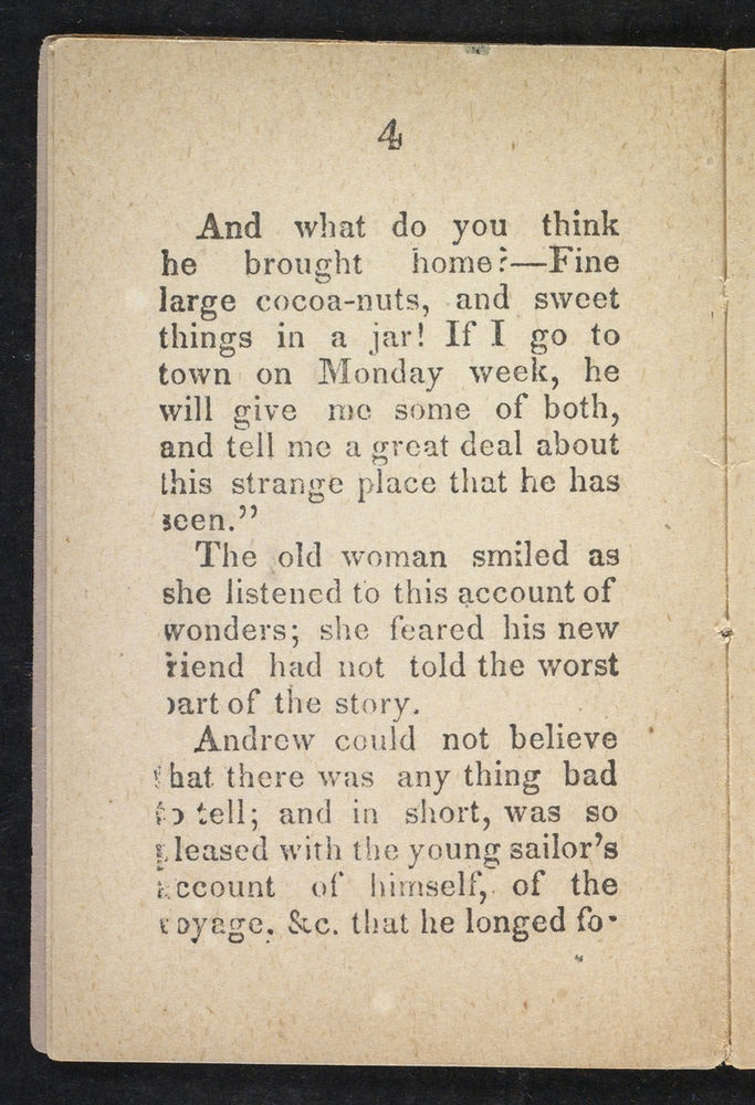 Scan 0006 of The sailor boy, or, The first and last voyage of little Andrew