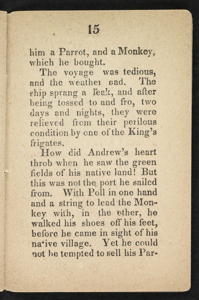 Scan 0017 of The sailor boy, or, The first and last voyage of little Andrew