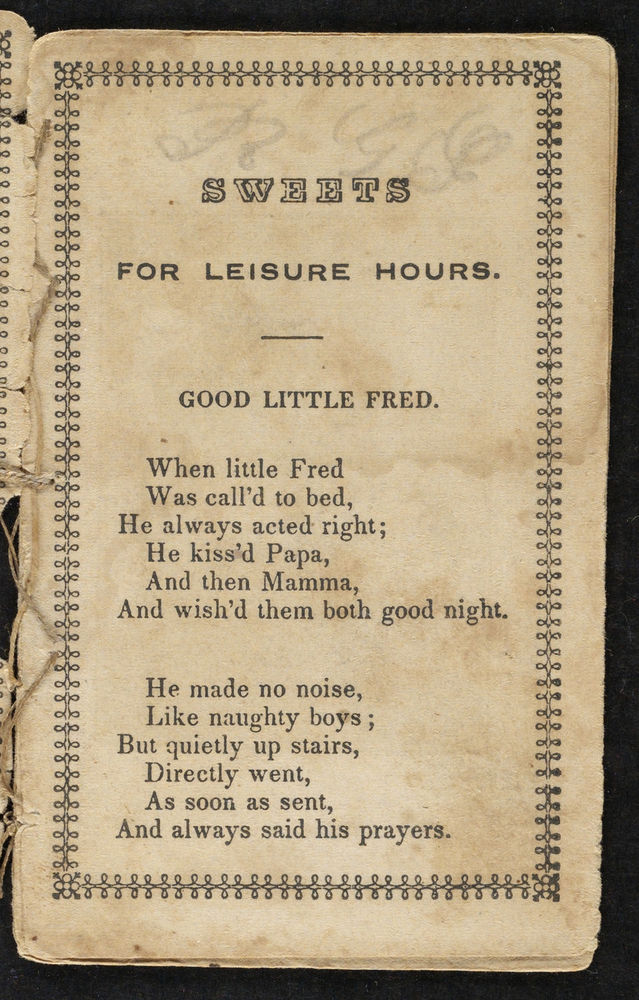 Scan 0003 of Sweets for leisure hours, or, Flowers of instruction