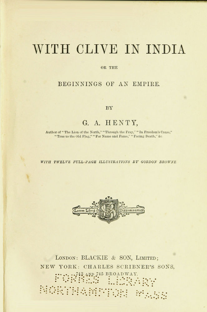 Scan 0007 of With Clive in India, or, The beginnings of an empire