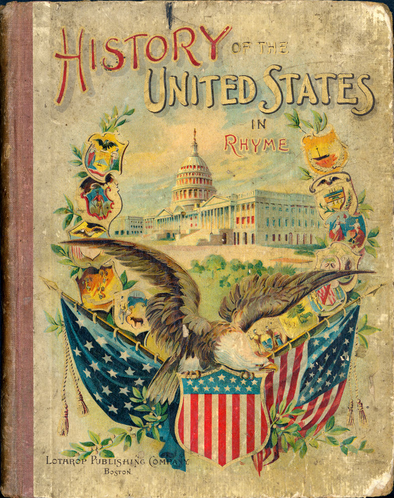 Scan 0001 of History of the United States in rhyme