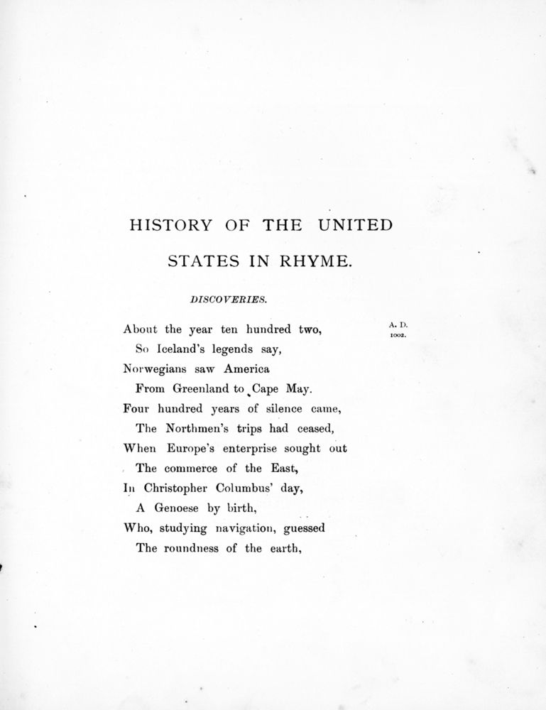Scan 0012 of History of the United States in rhyme