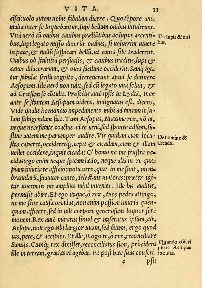 Scan 0037 of Aesopi Phrygis et aliorum fabulae