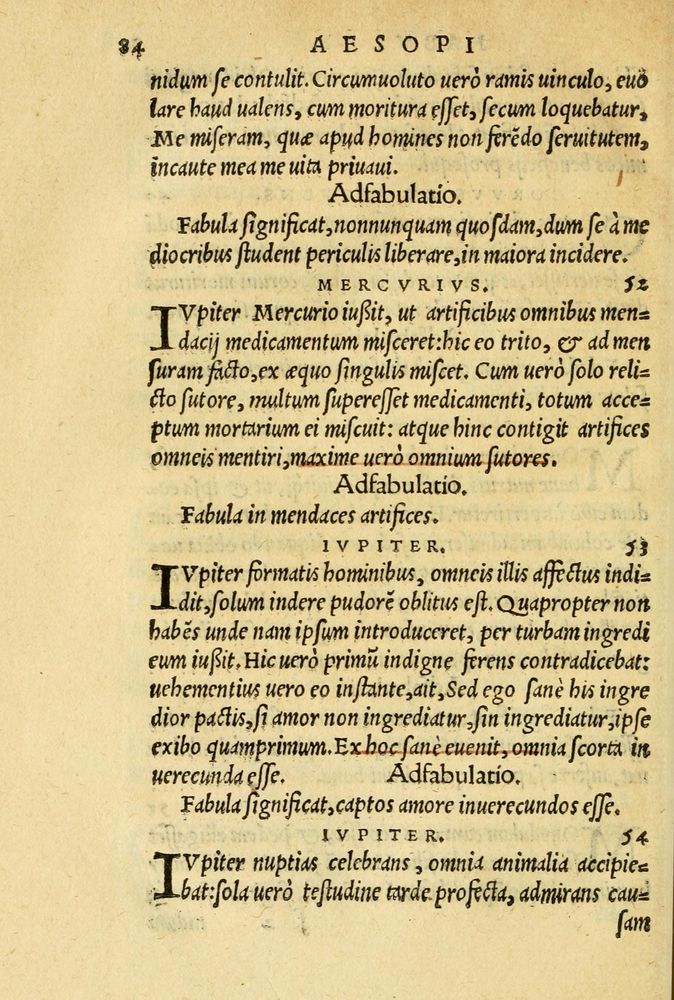 Scan 0088 of Aesopi Phrygis et aliorum fabulae