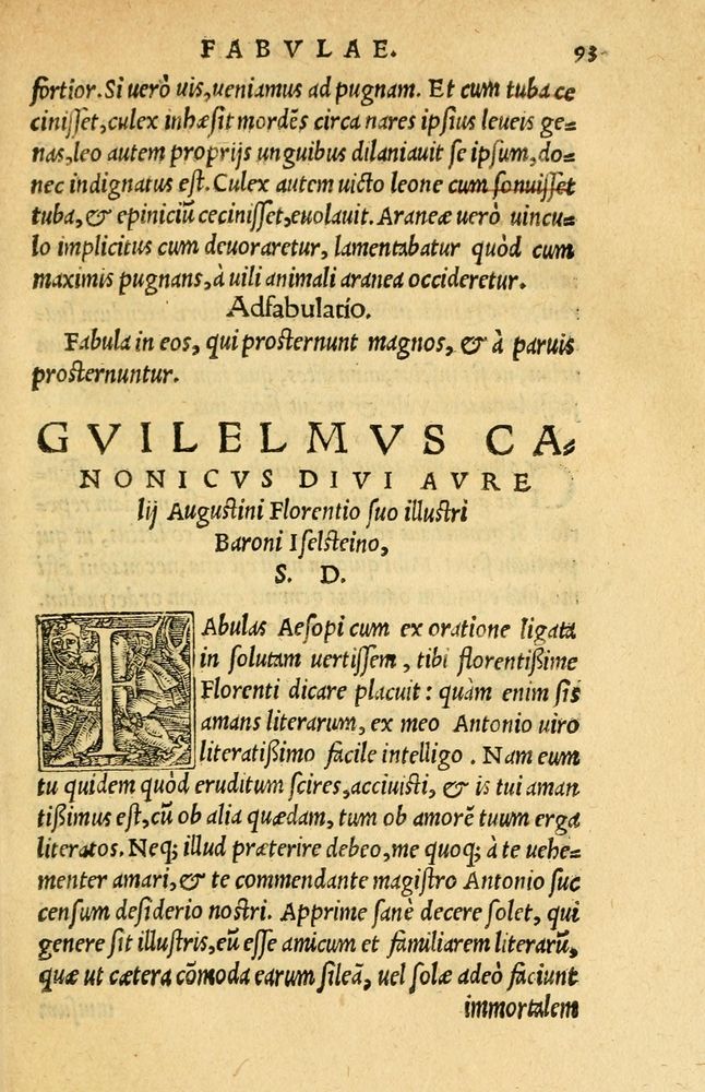 Scan 0097 of Aesopi Phrygis et aliorum fabulae
