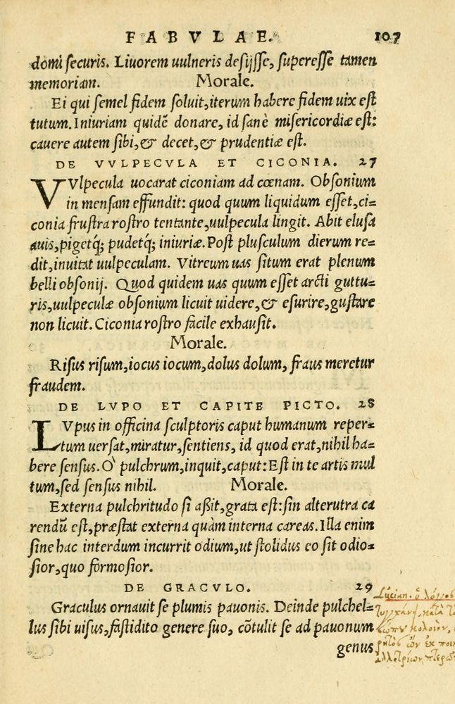 Scan 0111 of Aesopi Phrygis et aliorum fabulae