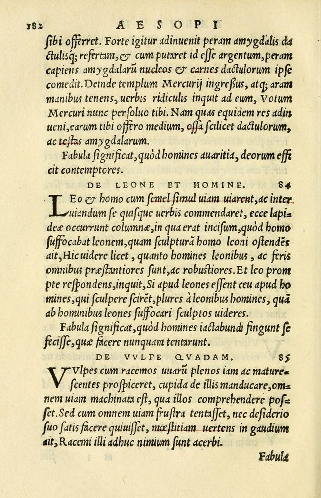 Scan 0156 of Aesopi Phrygis et aliorum fabulae