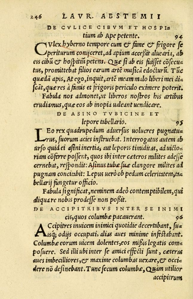 Scan 0220 of Aesopi Phrygis et aliorum fabulae