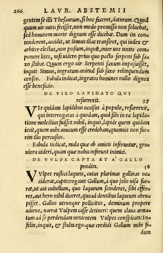Scan 0240 of Aesopi Phrygis et aliorum fabulae