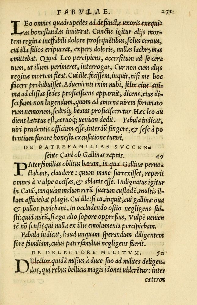 Scan 0245 of Aesopi Phrygis et aliorum fabulae