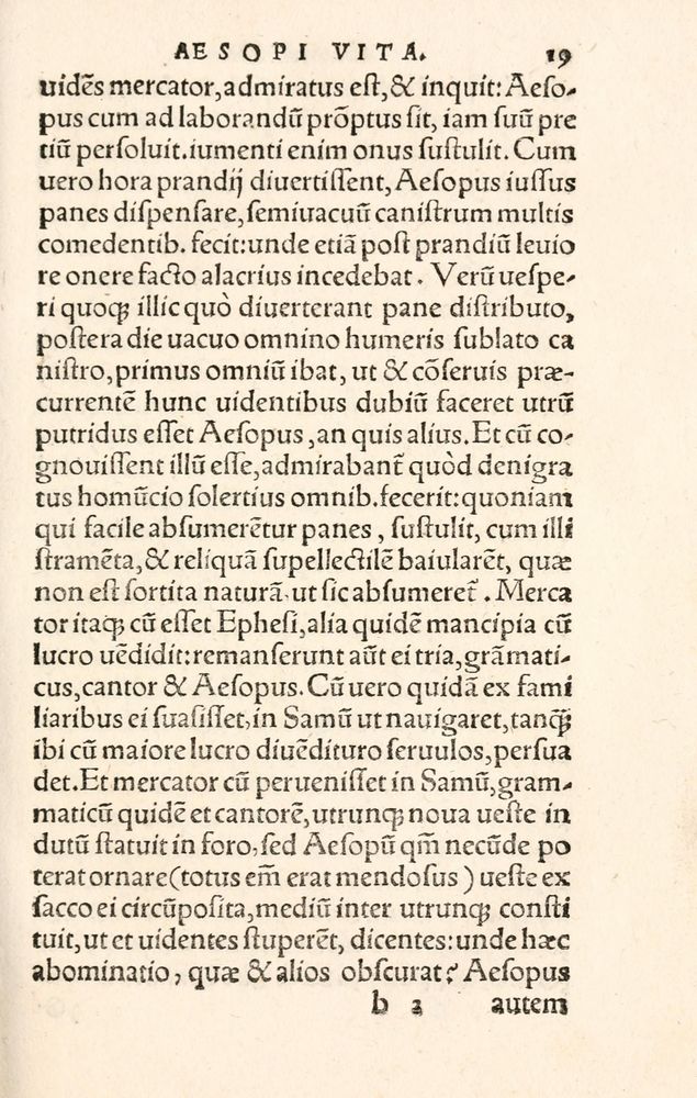 Scan 0027 of Aesopi Phrygis Fabulae græce et latinè