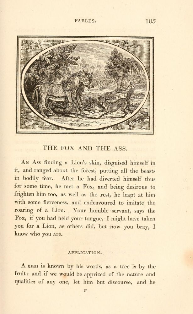 Scan 0139 of The Fables of Aesop, and others