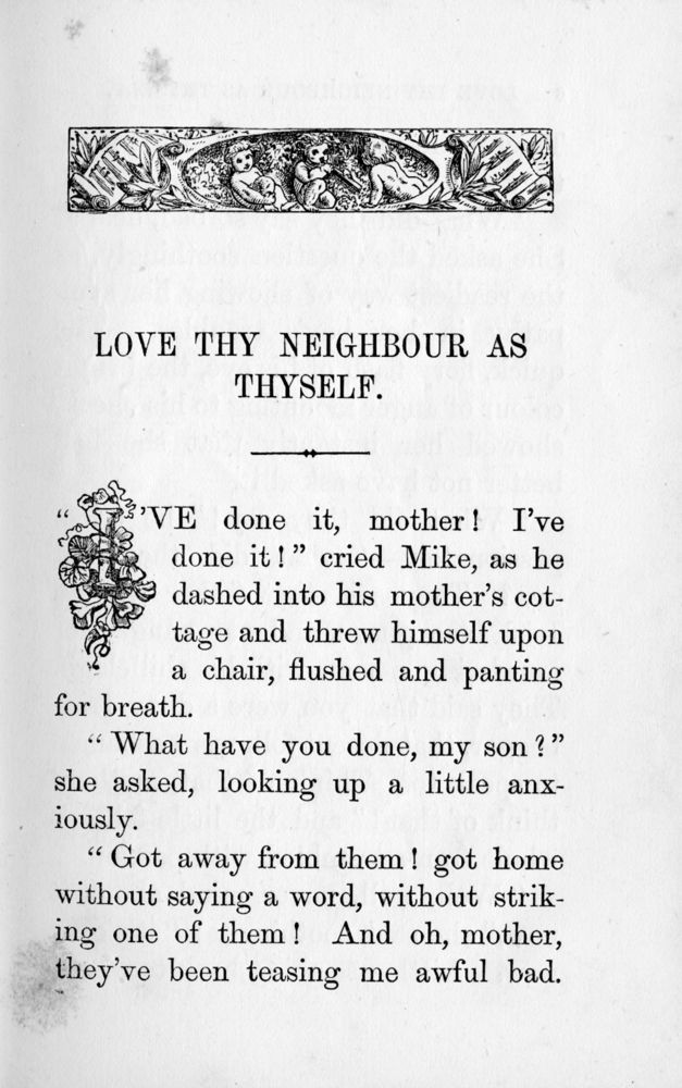 Scan 0008 of Love thy neighbor as thyself