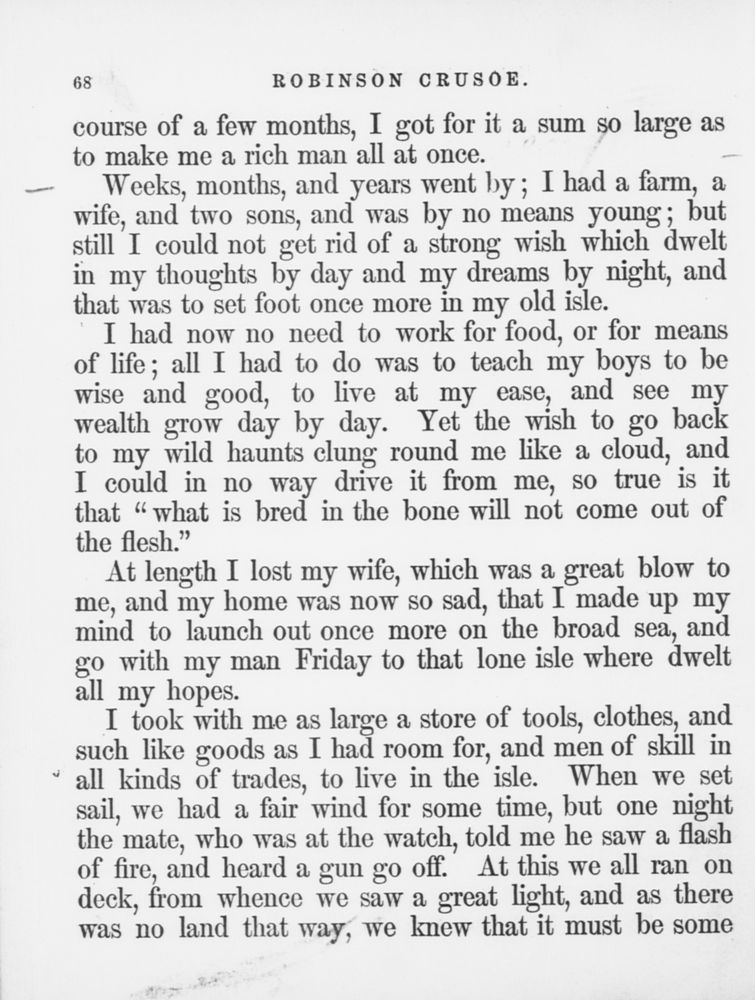 Scan 0073 of Robinson Crusoe in words of one syllable