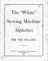 Thumbnail 0003 of The "White" sewing machine alphabet for the million