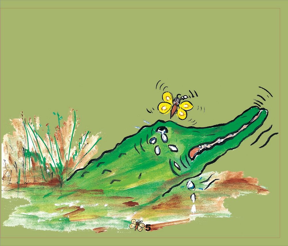 Scan 0007 of Sniffles the crocodile and Punch the butterfly