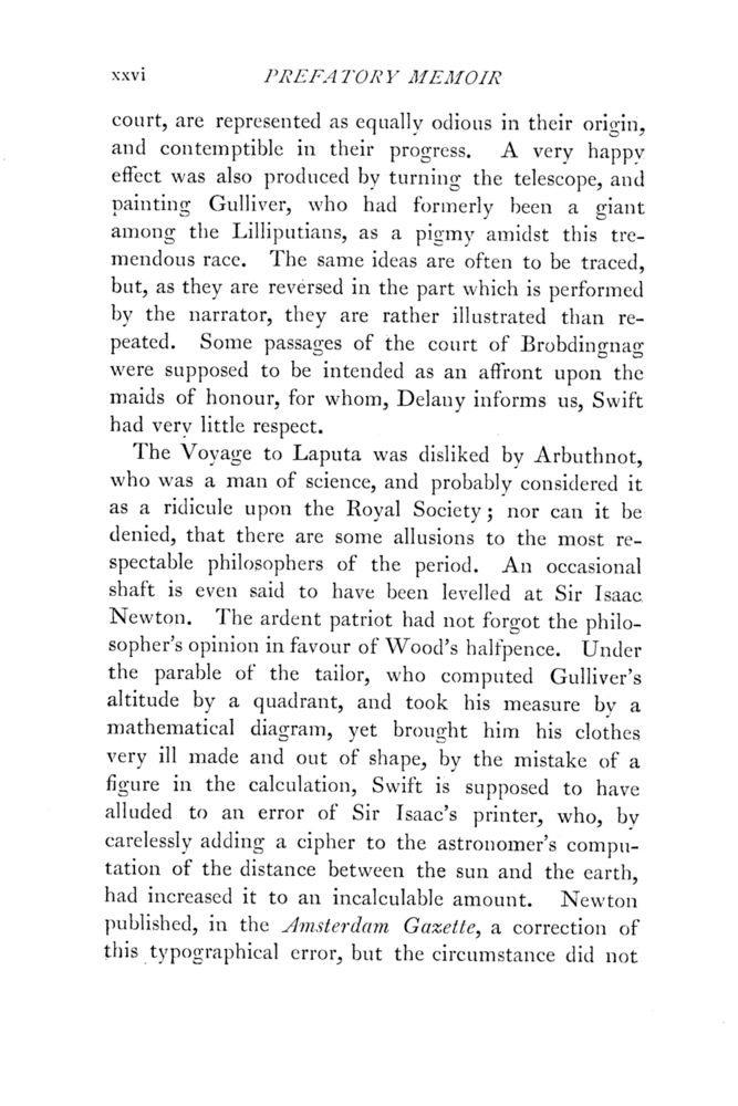 Scan 0028 of Travels into several remote nations of the world by Lemuel Gulliver, first a surgeon and then a captain of several ships, in four parts ..