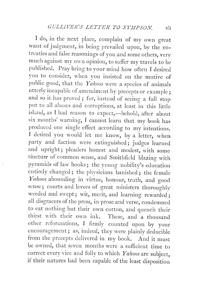 Scan 0043 of Travels into several remote nations of the world by Lemuel Gulliver, first a surgeon and then a captain of several ships, in four parts ..
