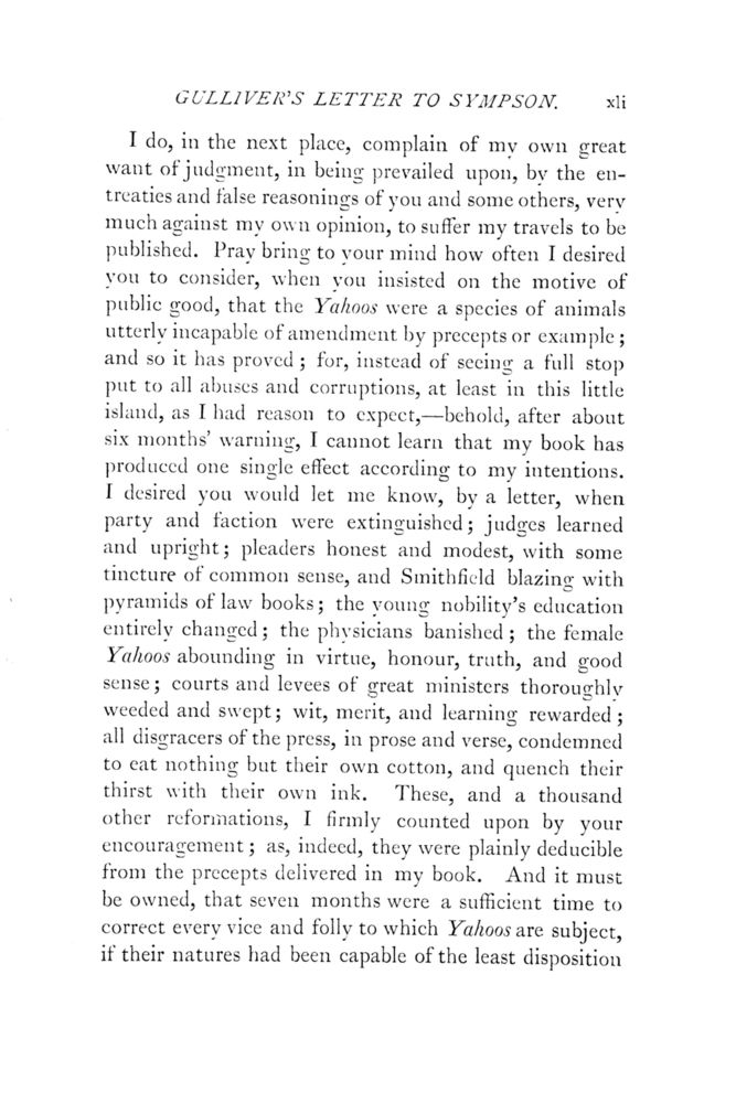 Scan 0043 of Travels into several remote nations of the world by Lemuel Gulliver, first a surgeon and then a captain of several ships, in four parts ..