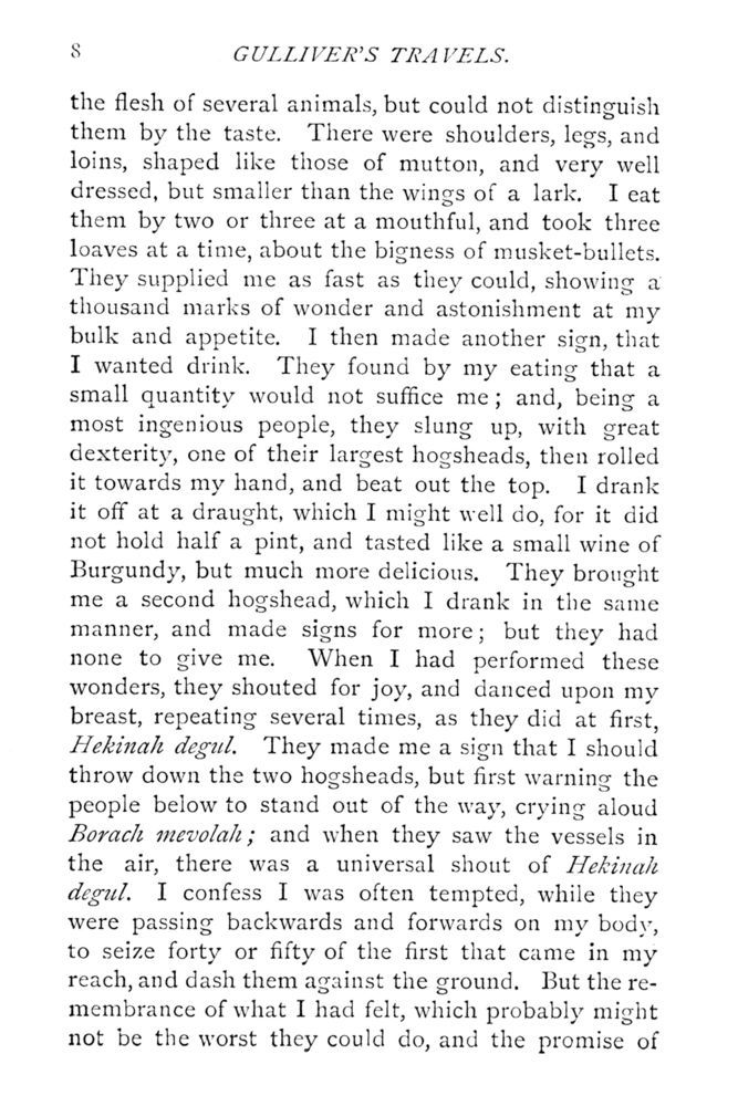 Scan 0054 of Travels into several remote nations of the world by Lemuel Gulliver, first a surgeon and then a captain of several ships, in four parts ..