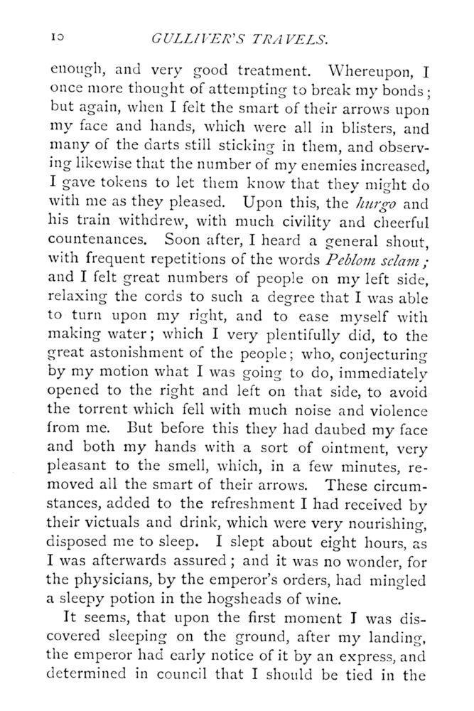 Scan 0056 of Travels into several remote nations of the world by Lemuel Gulliver, first a surgeon and then a captain of several ships, in four parts ..