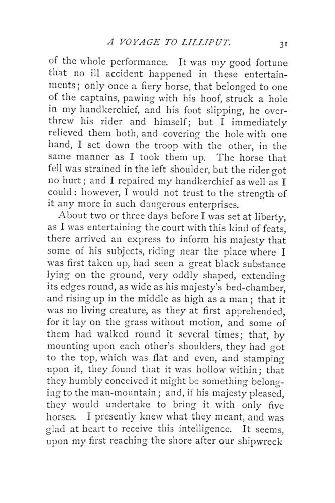 Scan 0077 of Travels into several remote nations of the world by Lemuel Gulliver, first a surgeon and then a captain of several ships, in four parts ..