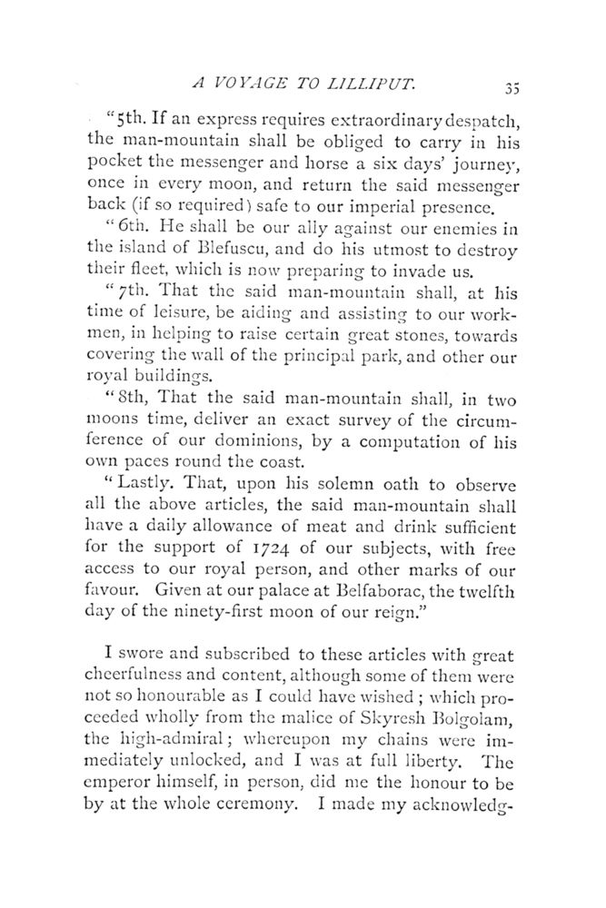 Scan 0081 of Travels into several remote nations of the world by Lemuel Gulliver, first a surgeon and then a captain of several ships, in four parts ..