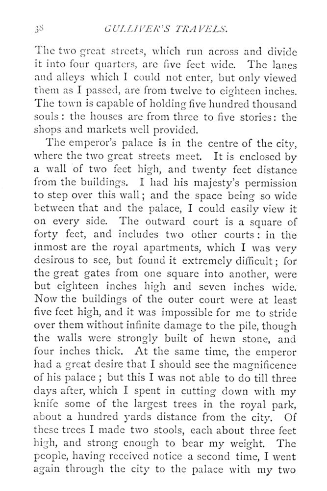 Scan 0084 of Travels into several remote nations of the world by Lemuel Gulliver, first a surgeon and then a captain of several ships, in four parts ..