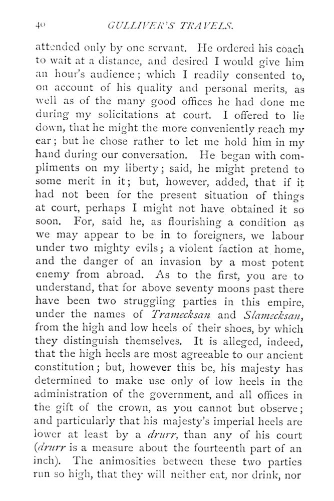 Scan 0086 of Travels into several remote nations of the world by Lemuel Gulliver, first a surgeon and then a captain of several ships, in four parts ..