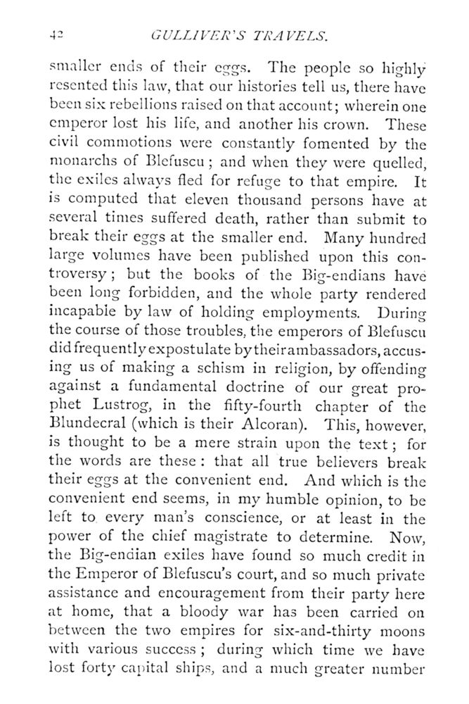 Scan 0088 of Travels into several remote nations of the world by Lemuel Gulliver, first a surgeon and then a captain of several ships, in four parts ..