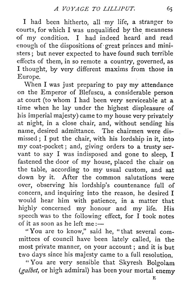 Scan 0112 of Travels into several remote nations of the world by Lemuel Gulliver, first a surgeon and then a captain of several ships, in four parts ..