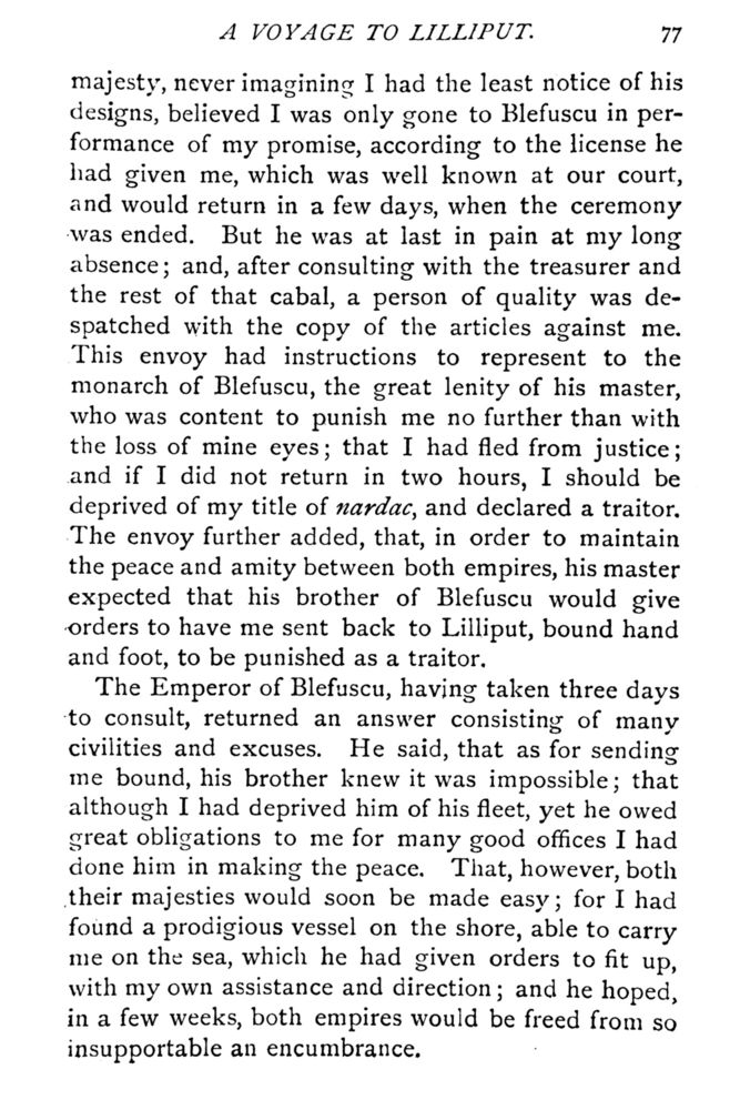 Scan 0124 of Travels into several remote nations of the world by Lemuel Gulliver, first a surgeon and then a captain of several ships, in four parts ..