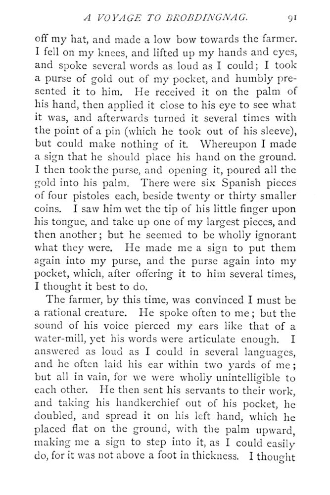Scan 0138 of Travels into several remote nations of the world by Lemuel Gulliver, first a surgeon and then a captain of several ships, in four parts ..