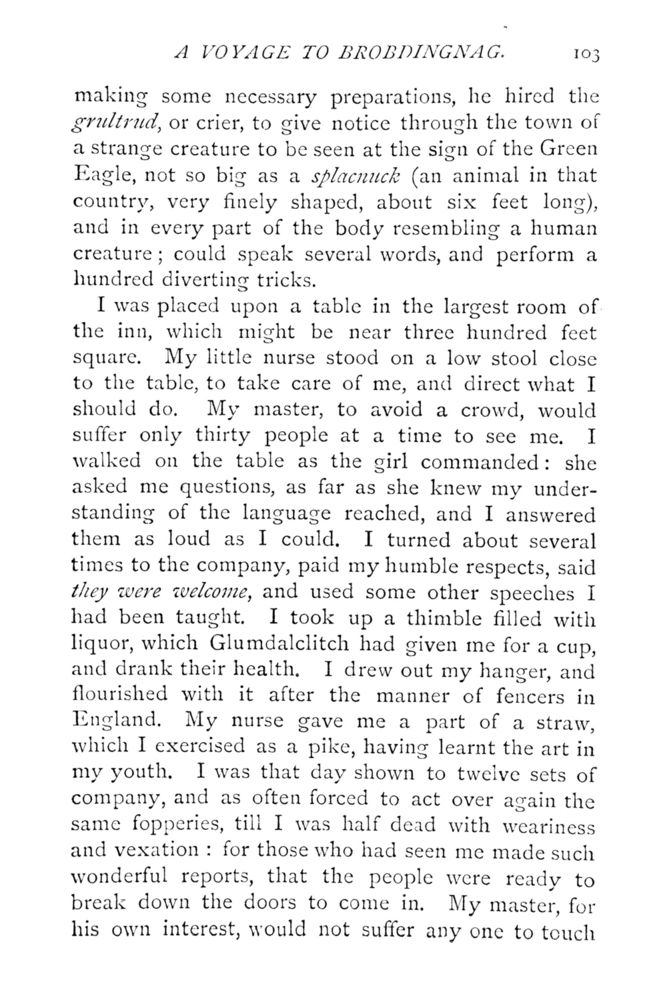 Scan 0150 of Travels into several remote nations of the world by Lemuel Gulliver, first a surgeon and then a captain of several ships, in four parts ..