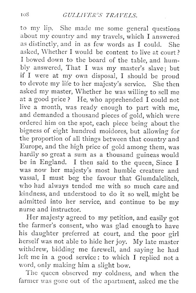 Scan 0156 of Travels into several remote nations of the world by Lemuel Gulliver, first a surgeon and then a captain of several ships, in four parts ..