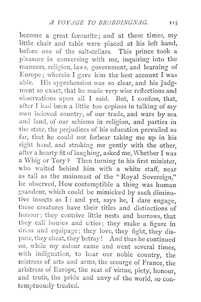 Scan 0163 of Travels into several remote nations of the world by Lemuel Gulliver, first a surgeon and then a captain of several ships, in four parts ..