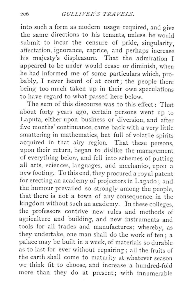 Scan 0254 of Travels into several remote nations of the world by Lemuel Gulliver, first a surgeon and then a captain of several ships, in four parts ..