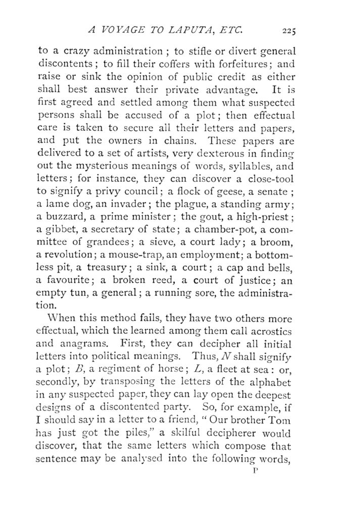 Scan 0274 of Travels into several remote nations of the world by Lemuel Gulliver, first a surgeon and then a captain of several ships, in four parts ..