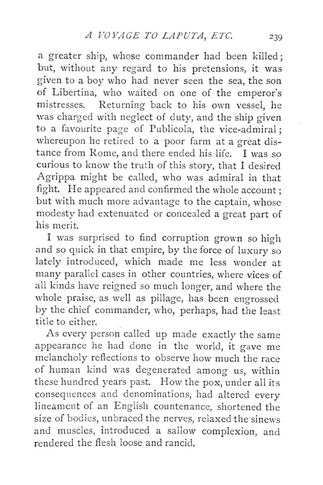 Scan 0289 of Travels into several remote nations of the world by Lemuel Gulliver, first a surgeon and then a captain of several ships, in four parts ..