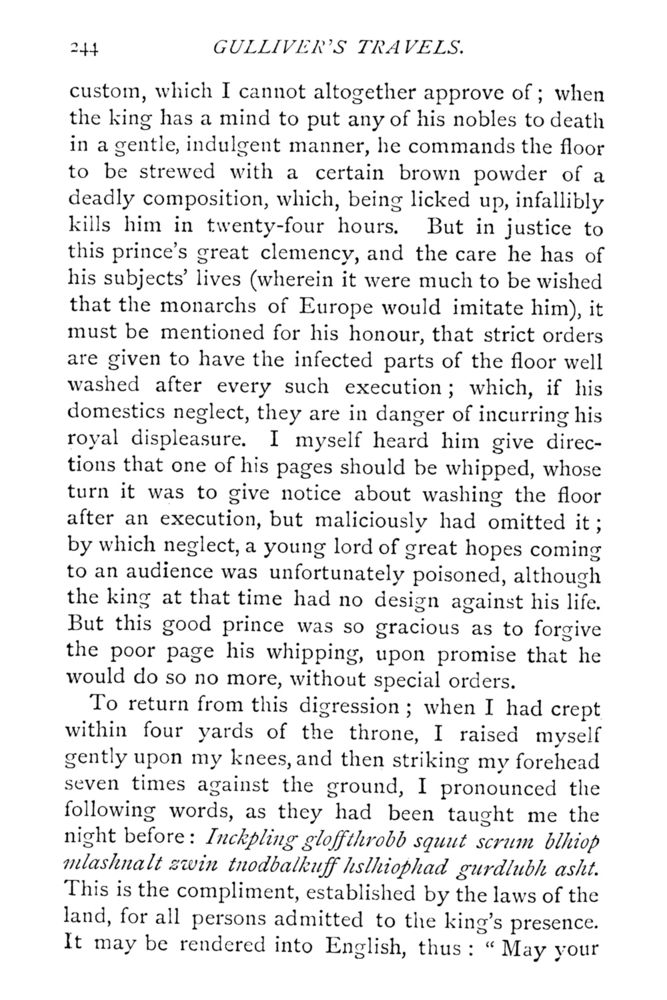 Scan 0294 of Travels into several remote nations of the world by Lemuel Gulliver, first a surgeon and then a captain of several ships, in four parts ..