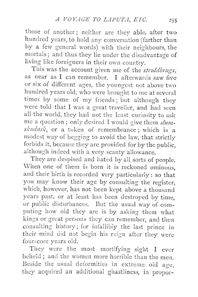 Scan 0305 of Travels into several remote nations of the world by Lemuel Gulliver, first a surgeon and then a captain of several ships, in four parts ..