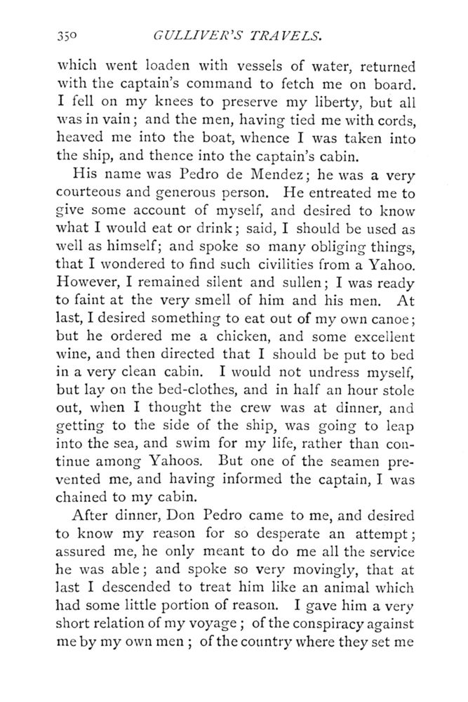 Scan 0401 of Travels into several remote nations of the world by Lemuel Gulliver, first a surgeon and then a captain of several ships, in four parts ..