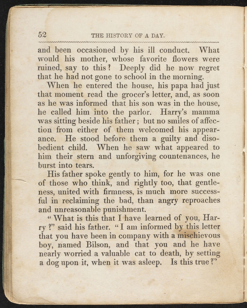 Scan 0056 of The history of a day, or, The scholar and truant contrasted